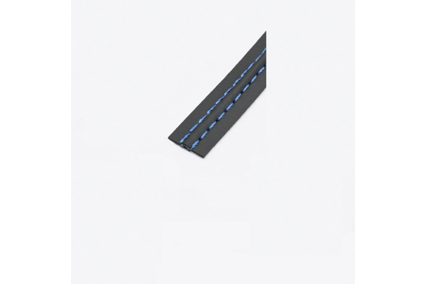Декоративна стрічка з екошкіри для салону автомобіля синя