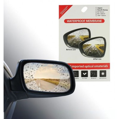 Плівка на дзеркало заднього виду анти-дощ 95*95 мм
