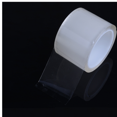 Силіконова прозора стрічка для захисту кромки дверей, порогів та бампера ширина 7см бухта 5 метрів