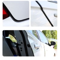 Захист кромки дверей автомобіля тип 7 ​​(торцевий молдинг) чорний 