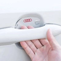 Комплект захисної силіконової плівки під дверні ручки та ручки авто з логотипом Audi комплект 8шт Комплект захисної силіконової плівки під дверні ручки та ручки авто з логотипом Audi комплект 8шт