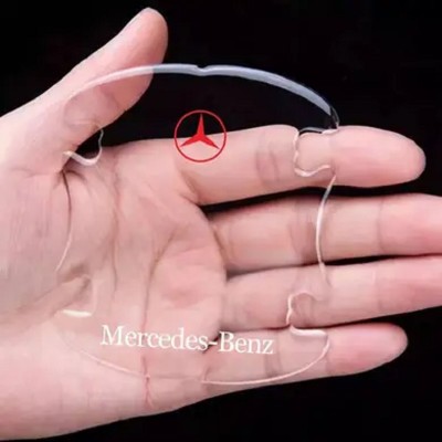 Комплект захисної силіконової плівки під дверні ручки та ручки авто з логотипом Mersedes комплект 8шт Комплект захисної силіконової плівки під дверні ручки та ручки авто з логотипом Mersedes комплект 8шт