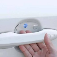 Комплект захисної силіконової плівки під дверні ручки та ручки авто з логотипом VW комплект 8шт Комплект захисної силіконової плівки під дверні ручки та ручки авто з логотипом VW комплект 8шт