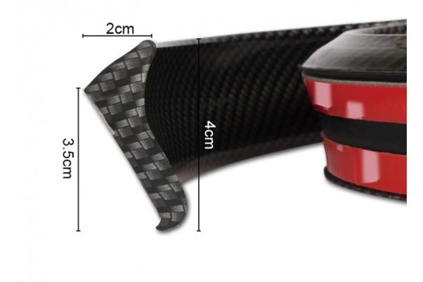 Лип спойлер карбон Універсальний 1,5 метра на кришку багажника або заднє скло автомобіля