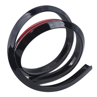 Лип спойлер Універсальний 1,5 метра на кришку багажника або заднє скло автомобіля чорний глянцевий Лип спойлер Універсальний 1,5 метра на кришку багажника або заднє скло автомобіля чорний глянцевий