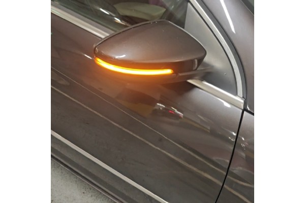 Динамічні Led поворотники в дзеркало VW PASSAT B7/CC, JETTA 6, Фольксваген Пасат Б7 2010 - 2015