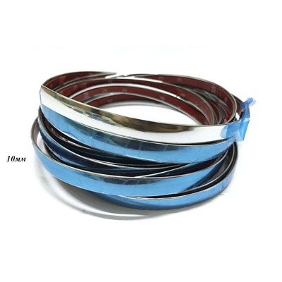 Хромований молдінг самоклеючий 10мм довжина 5м