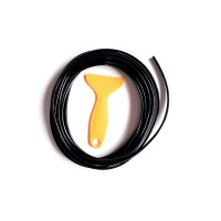 Декоративна молдинг стрічка для салону чорна Декоративна молдинг стрічка для салону чорна