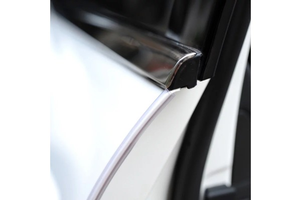Захисний молдинг для кромки дверей автомобіля (торцевий молдинг) для будь-якого авто: довжина 5 метрів Білий
