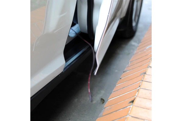 Захисний молдинг для кромки дверей автомобіля (торцевий молдинг) для будь-якого авто: довжина 5 метрів Прозорий