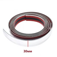 Хромований молдінг самоклеючий 30мм довжина 5м