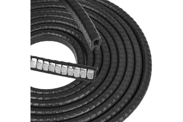 Захист краю дверей капоту та багажника автомобіля ​​(торцевий молдинг) чорний