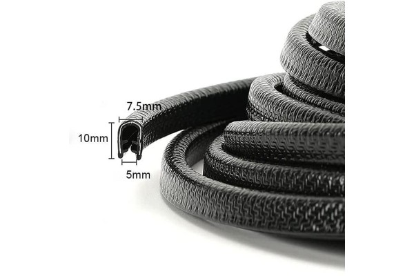 Захист краю дверей капоту та багажника автомобіля ​​(торцевий молдинг) білий