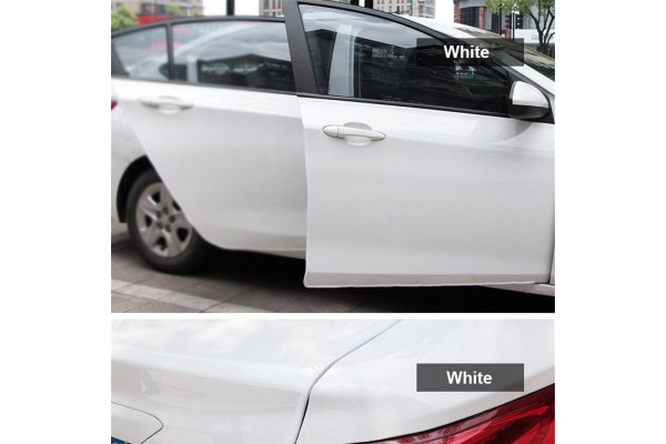 Захист краю дверей капоту та багажника автомобіля ​​(торцевий молдинг) білий