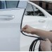 Захист краю дверей капоту та багажника автомобіля ​​(торцевий молдинг) чорний
