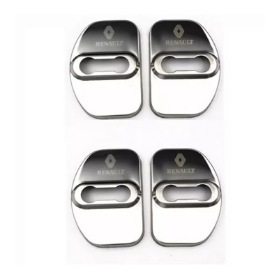 Накладки на петлі дверей Renault колір хром