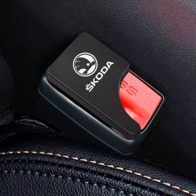 Заглушки у ремені безпеки з логотипом Skoda Заглушки у ремені безпеки з логотипом Skoda