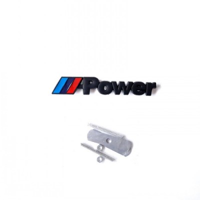 Емблема на решітку радіатора BMW MPower чорна Емблема на решітку радіатора BMW MPower чорна