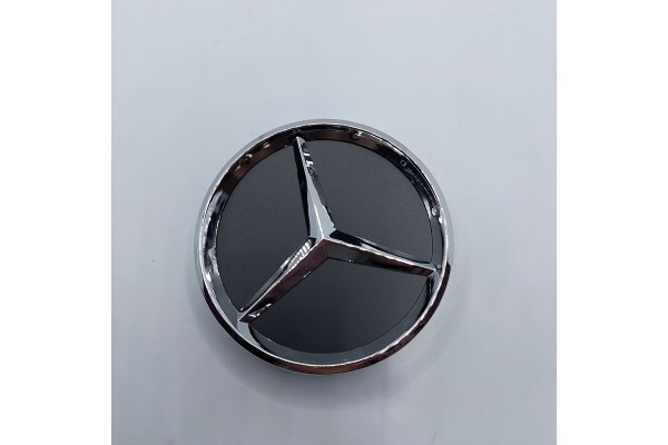 Ковпаки заглушки на литі диски Mercedes-Benz 61 мм. Чорні