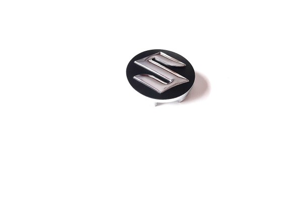 Ковпачки заглушки для литих дисків Suzuki чорний хром (54мм)